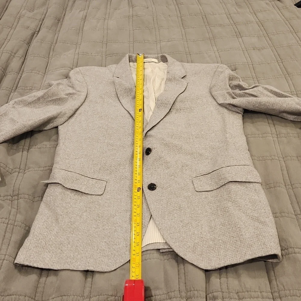 Club Monaco Heather Gray 100% Cashmere Sport Coat Size 42! New W/O Tags!